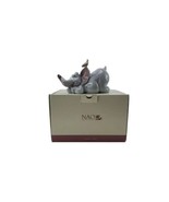 Nao by Lladro Elephant and Bird Want To Hear A Secret? 1452 Porcelain W Box - £116.74 GBP