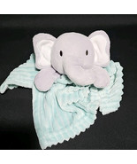 Luxe + Willow Elephant Blue/Teal Ribbed Security Blanket Baby Lovey - €19,47 EUR