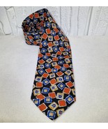 Vintage Bigotti Exclusive Tie Made in Italy – Retro Geometric Floral 90s... - $33.87 CAD