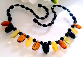 Baltic Amber Necklace Women  / Certified Genuine Baltic Amber - $39.00