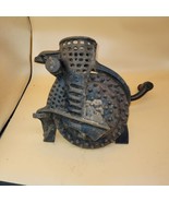 Antique cast iron Little Iowa hand crank corn sheller primitive farm tool  - £58.61 GBP