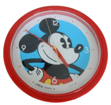 Vintage Lorus Japan Mickey Mouse Wall clock in good working order - $24.99