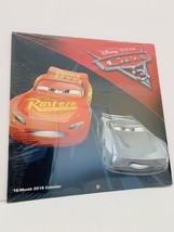 Disney Pixar Cars 3 16-Month 2018 Calendar *SEALED* - $7.84