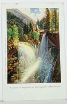 Wasserfall in Badgastein im Salzburgischen c1900 Postcard J13 - $9.95