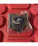 Columbus Blue Jackets Youth Quebec Event Ohio Shaped Lapel Pin Sealed NE... - $18.50 CAD