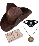 Renaissance Pirate Hat Costome Decoration Halloween Exchange for Male Fe... - $21.21