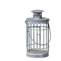 Round Cage Lantern in Weathered Zinc image 2