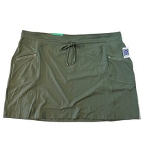 Reel Legends Womens Performance Outfitters Laurel Wreath Green Skort Siz... - $19.99