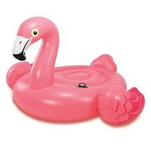 Intex Giant Inflatable Ride-On 86 Inch Mega Flamingo Island Pool Float - £85.44 GBP