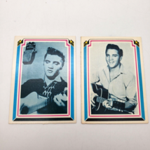 Elvis Presley Souvenir Card Lot of 2 Trading Cards The King Boxcar 1978 #60 #50 - £4.42 GBP