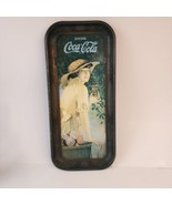 70’s Original METAL DRINK COCA COLA Vintage Elaine Tray 19&quot;x8.5&quot; - £14.46 GBP