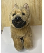 German Shepherd Dog soft plush toy 9&quot; stuffed animal by Living Nature Su... - £16.02 GBP