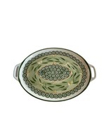 Temp-Tations by Tara Olde World Green Serving Baking Tray Oval Platter 1... - £18.44 GBP