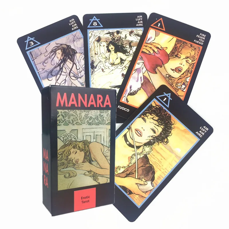 2020 High quality New Tarot of Manara Cards by Milo Manara PDF Guidebook Playing - $104.86