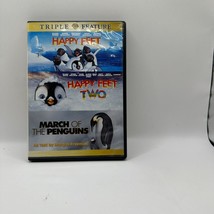 Triple Feature: Happy Feet / Happy Feet Two / March Of The Penguins DVD - $9.50