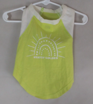 NWT Top Paw Stay Golden Lime Tank Dog Size Small - $4.94