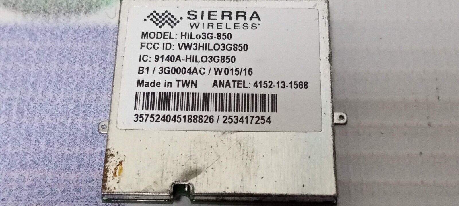 SIERRA WIRELESS HILO3G-850 QUAD BAND 9140A-HILO3G850 VW3HILO3G850 - $49.82