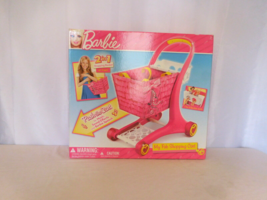 Barbie My Fab Shopping Cart 2 IN 1 Shopping Cart or Basket Push Cart New in box  - £33.31 GBP