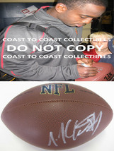 Joe McKnight USC Trojans New York Jets signed autographed NFL football COA proof - £88.44 GBP