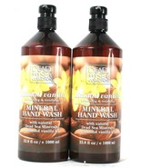 2 Bottles Dead Sea Collection 33.8 Oz Almond Vanilla Soothing Mineral Ha... - £24.74 GBP