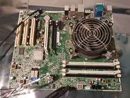 Vintage HP Minitower Motherboard i5 2400 3.1GHz CPU 611835-001 - £24.84 GBP