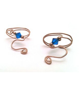 Sterling Silver Ear Hugger Flexible Earrings with Stones - $8.23 CAD