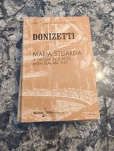 Kalmus Bellini Maria Stuarda Libretto SC - $11.88