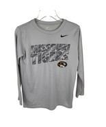 Nike Dri-Fit Kids Missouri Tigers Long-Sleeve T-Shirt Gray Size M - $147.62 MXN