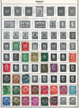 GERMANY 1922-38  Very Fine Used Stamps Hinged on List : 2 Sides - £2.05 GBP