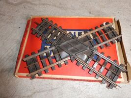 Vintage O Lionel 130 60 Degree Track Crossovers Crossings with Box - $18.81