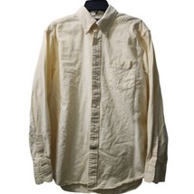 Nautica Striped Button Down Shirt Long Sleeve Casual Top Menswear Size L... - $12.87