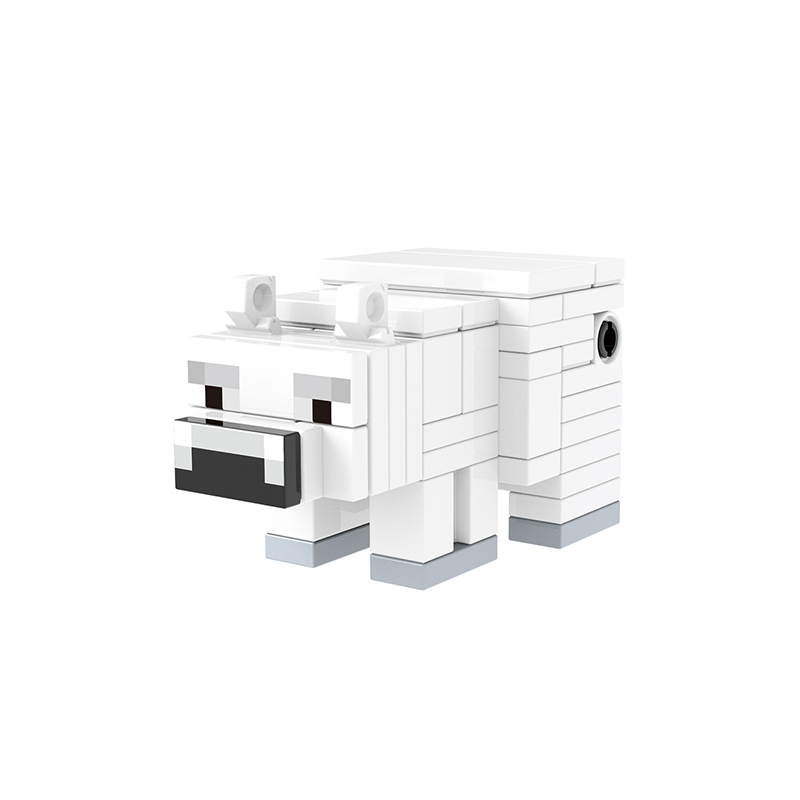 Polar Bear Minecraft Custom Printed Lego Compatible Minifigure Brick Toys Gift
