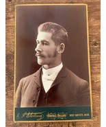 Vintage Cabinet Card. Portrait Man by G.F. Sterling in West Bay City, Mi... - £10.46 GBP