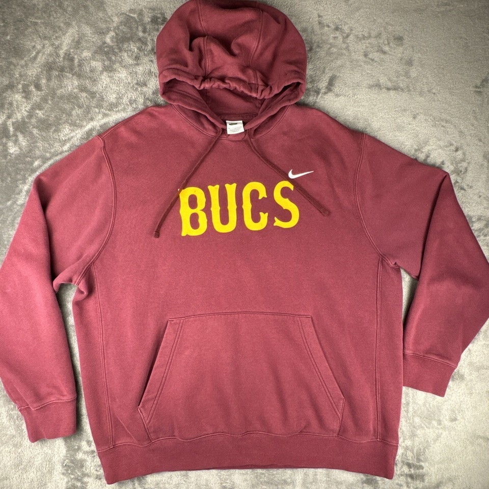 Nike Hoodie XL Bucs Front Graphic Pullover Red - $35.00