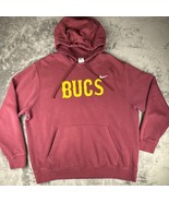 Nike Hoodie XL Bucs Front Graphic Pullover Red - $675.32 MXN