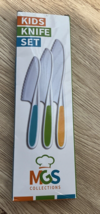 Kids Knife Set of 3  for Cooking &amp; Cutting Cakes, Fruits For the NEW Young Cook - £12.48 GBP