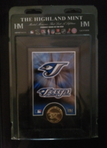 TORONTO Jays MLB Official Licensed Framed Art &amp; Bronze Coin NIP Highland Mint SG - £12.42 GBP