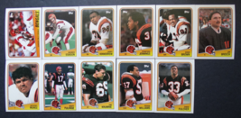 1988 Topps Cincinnati Bengals Team Set of 11 Football Cards - £5.49 GBP