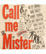 1951 Call Me Mister Movie Advertisement Betty Grable Musical Jack Benny ... - $557.00 MXN