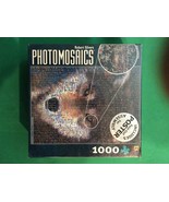 PHOTOMOSAICS 1026 PIECE PUZZLE - GREY WOLF - NEW ORIGINAL SEALED - SILVERS - $68.02 CAD