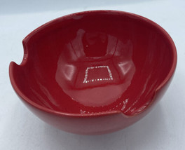 Waechtersbach Red Footed Bowl Soup Ramen Cereal Finger Spoon Chopstick N... - £27.23 GBP