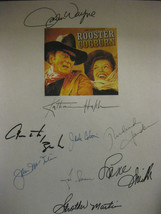 Rooster Cogburn Signed Film Movie Screenplay Script X9 Autograph John Wa... - $19.99