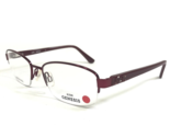 Altair Genesis Eyeglasses Frames G5038 602 MERLOT Red Round Half Rim 52-... - £40.51 GBP