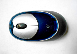 Logitech M-RM67 Cordless Mouse Optical Mouse  Silver/Blue NO USB Receiver - $7.91