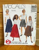 McCall&#39;s Vintage Fashion Sewing Crafts Kit #7178 1994 Skirt - £8.00 GBP