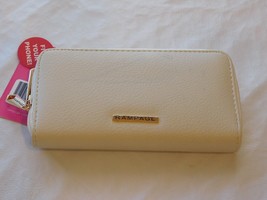 Rampage Clutch Wallet RP6234L ID Credit Cards Bill Slip Zip Closure Off White - £19.35 GBP