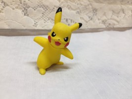 Pokemon Pikachu Figure Toy Nintendo Tomy Cake Topper 2&quot; - £6.10 GBP
