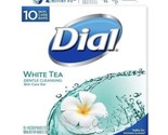 Dial White Tea Bar Soap Gentle Cleansing Skin Care Soap 10 Bars NEW DISC... - £55.24 GBP