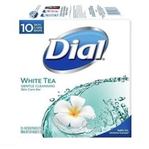 Dial White Tea Bar Soap Gentle Cleansing Skin Care Soap 10 Bars NEW DISC... - £54.83 GBP