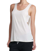 DKNY Womens Ribbed Active Wear Tank Top Color White Size M - £37.03 GBP